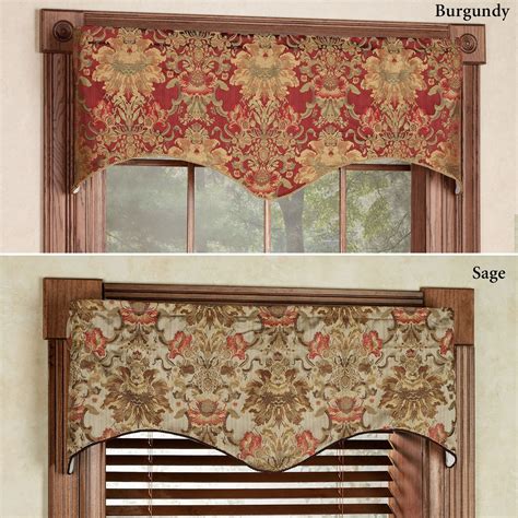 scalloped valance window treatment|diy scalloped window valance pattern.